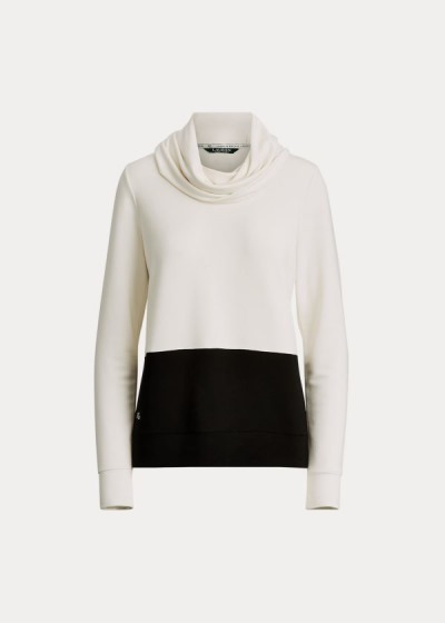 Women's Ralph Lauren Color-Blocked Cowlneck Tops | 836145TNE